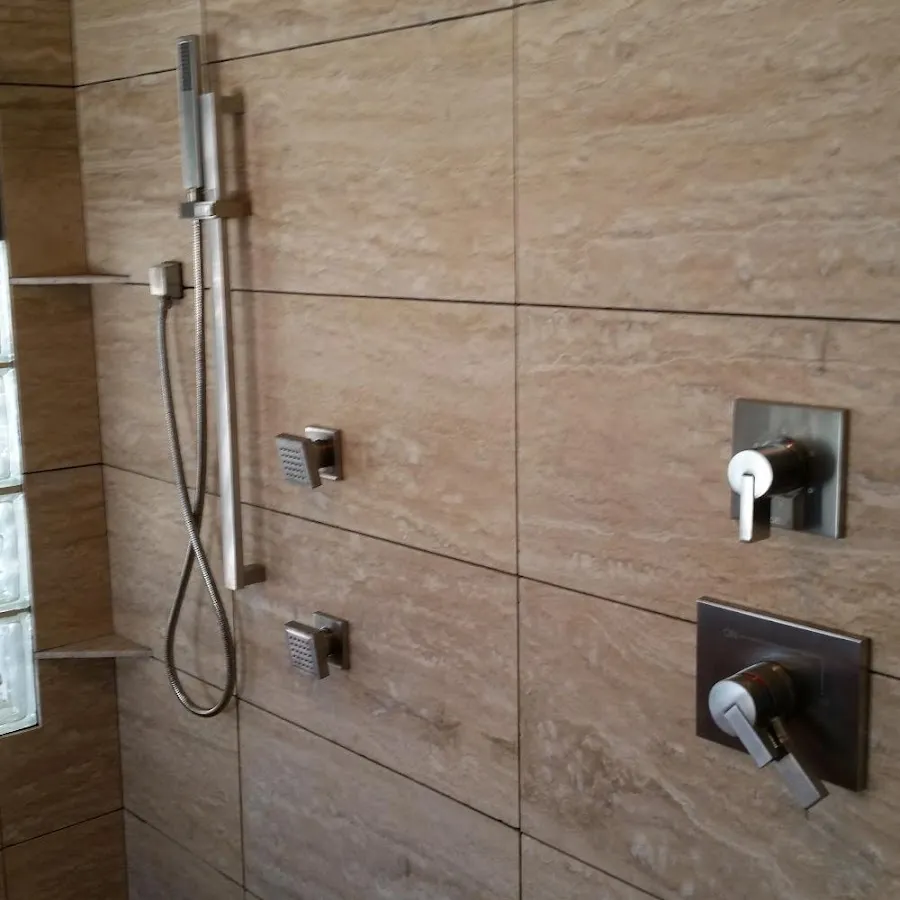 Shower fixture installation for Water Heater Replacement in Calabasas